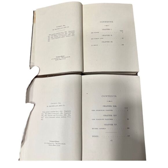 The Makers of Florence Mrs. Oliphant Volume 4 Set 1st Print Hardcover - Picture 13 of 16